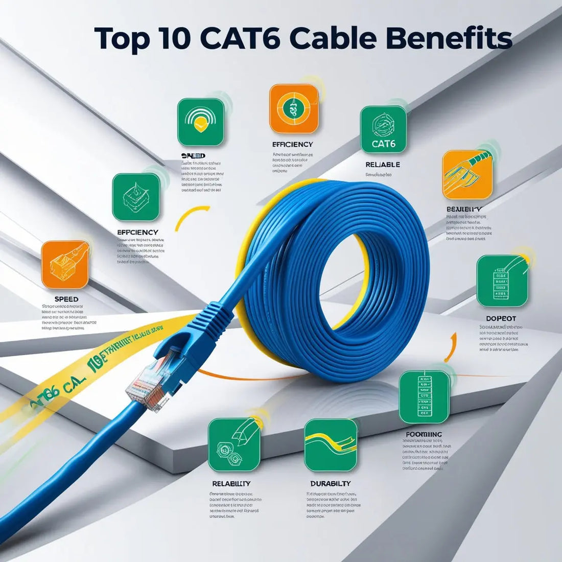 Top 10 Cat6 Cable Benefits: Modern Speed and Efficiency FEDUS