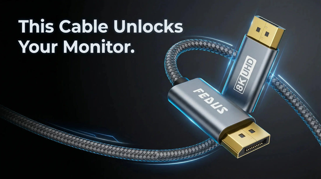 The Ultimate Guide to buy DisplayPort 1.4: Why Your High-End Gaming Monitor Is Useless Without This Cable FEDUS