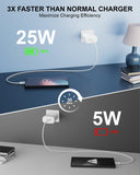 FEDUS Samsung 25W Fast Type-C Charger with Cable Compatible with Samsung Galaxy S25/S25 Plus Ultra/S24+/S23 Ultra