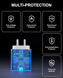 FEDUS Samsung 25W Fast Type-C Charger with Cable Compatible with Samsung Galaxy S25/S25 Plus Ultra/S24+/S23 Ultra