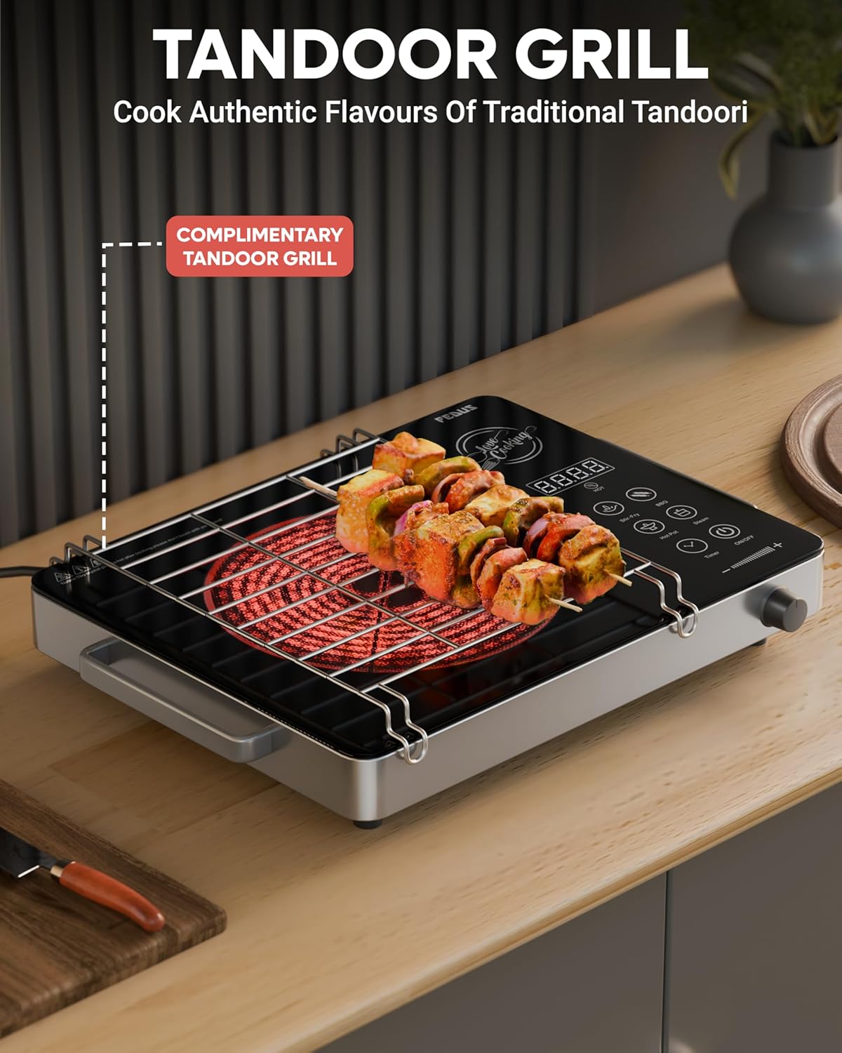 Electric Oven Flat Griddle Stove Top NutriChef Cast Iron