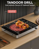 FEDUS 2200 Watts Infrared Cooktop, Energy Efficient Cook & Grill Infrared Stove, Electric Stove Chulha, hot plate chula, Current Stoves Burner for cooking All Cookware compatibility Black