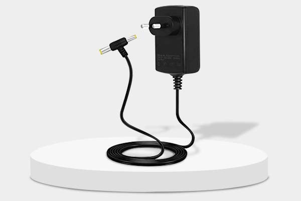 12v ac dc power adaptor black