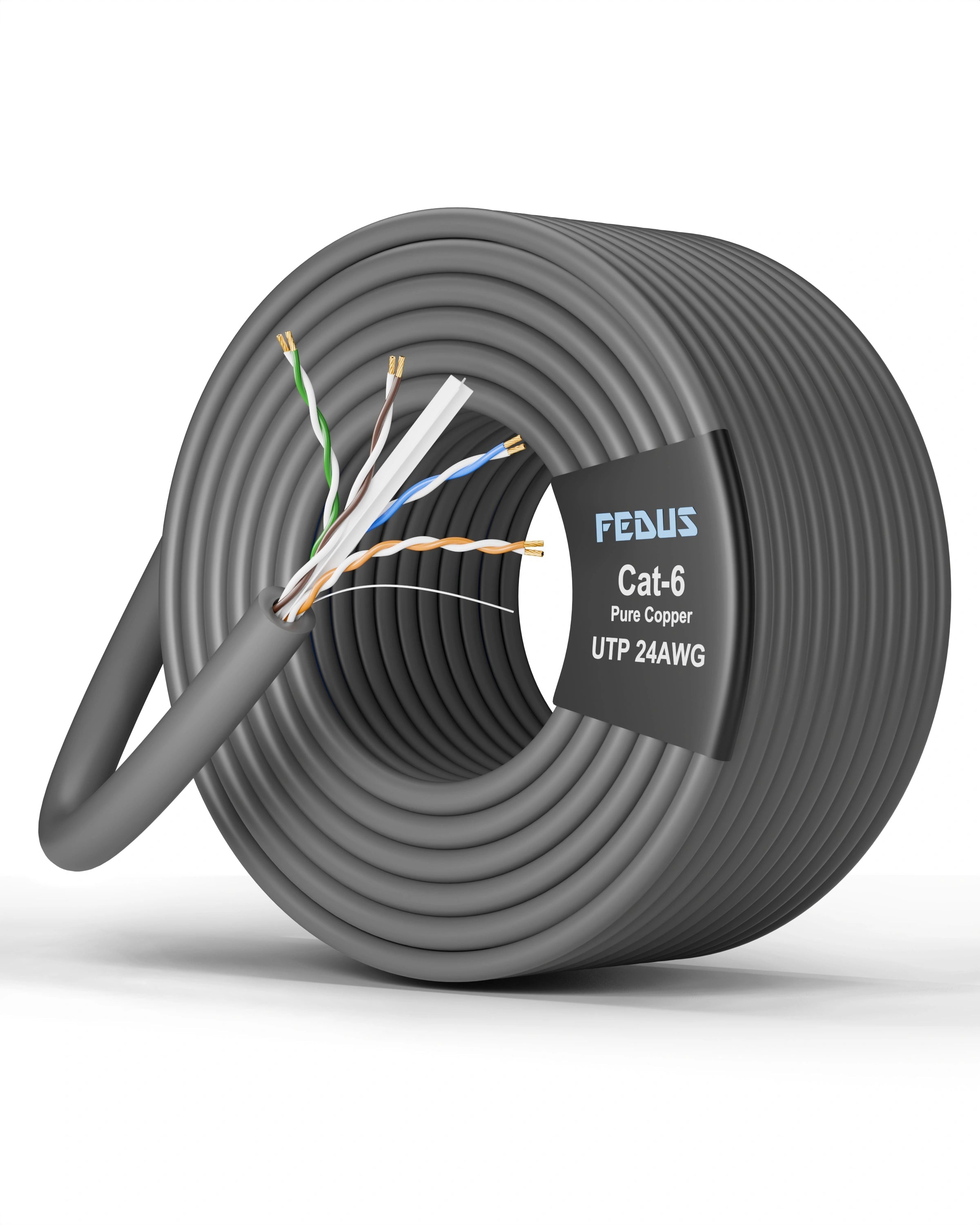 CAT6 24AWG Pure Copper UTP Networking Cable FEDUS