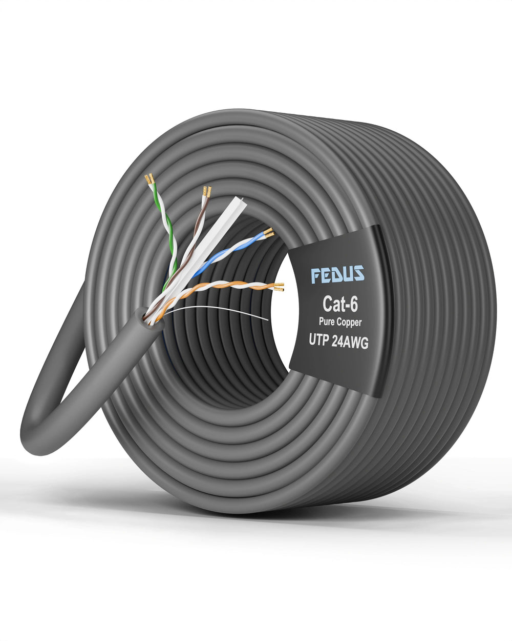CAT6 24AWG Pure Copper UTP Networking Cable FEDUS