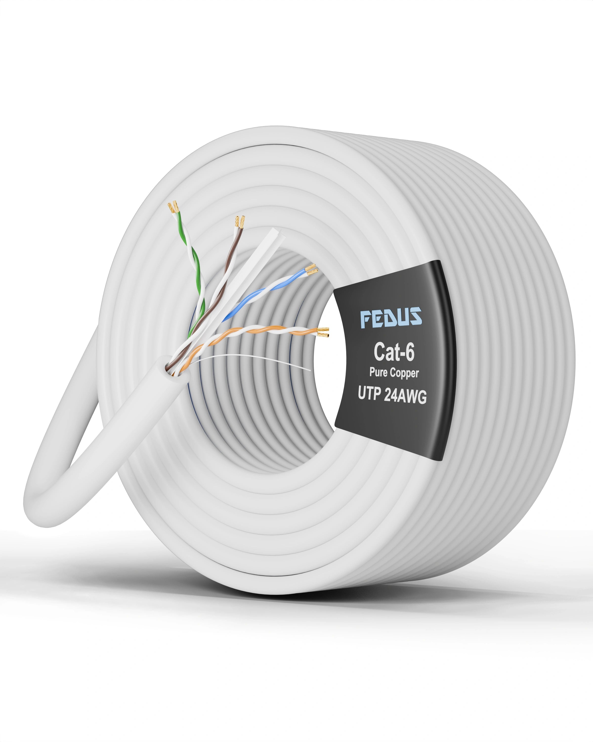 CAT6 24AWG Pure Copper UTP Networking Cable FEDUS