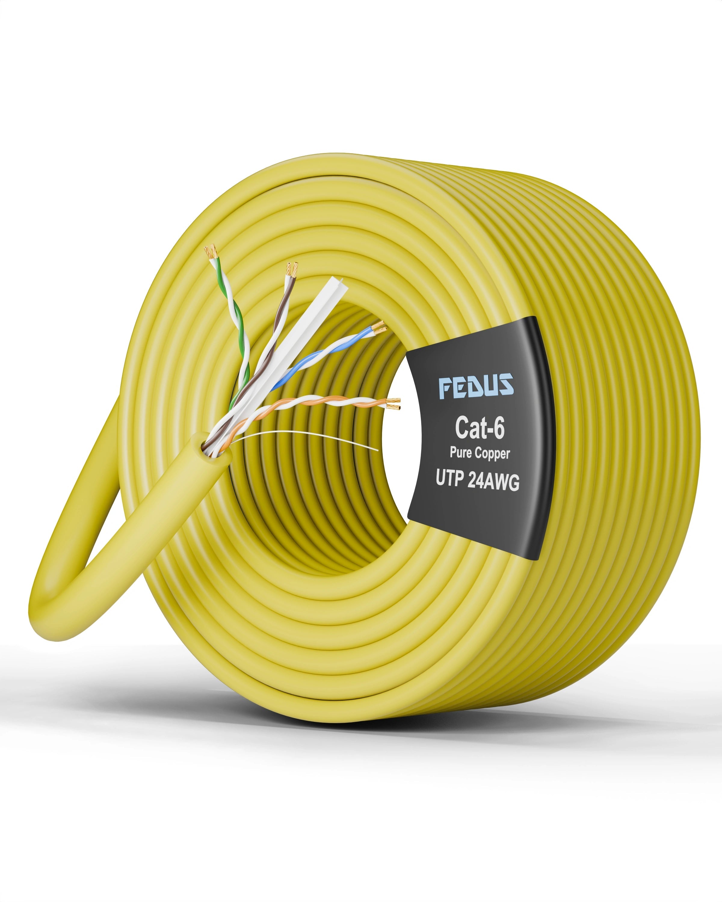 CAT6 24AWG Pure Copper UTP Networking Cable FEDUS