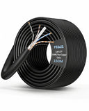 FEDUS CAT6 24AWG x 4Pair Pure Copper UTP Networking FRPVC Cable 150M High Speed Internet LAN Cable for Home Office Setup