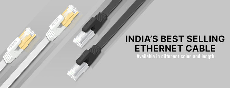 Ethernet cable banner cat6 cat7 multicolor