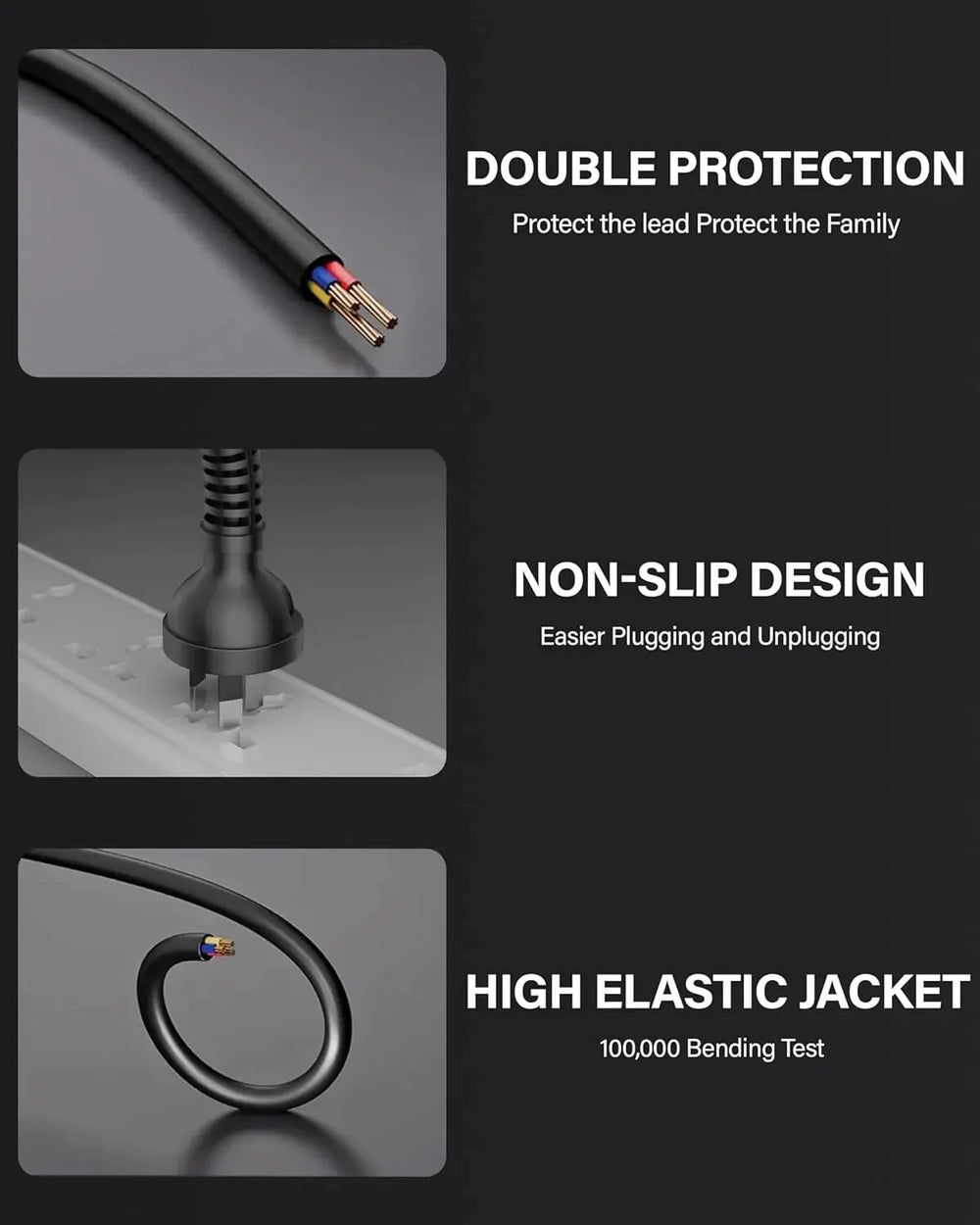 FEDUS 1.8M 3 Prong AU Australia SAA 3 Pins Plug 18 AWG Power Cord with IEC 320 C13 AU Australian Plug Computer Pure Copper Power Extension Cable for PCs, Monitors, Power adapters, Printer, Appliances Cheeku Technologies