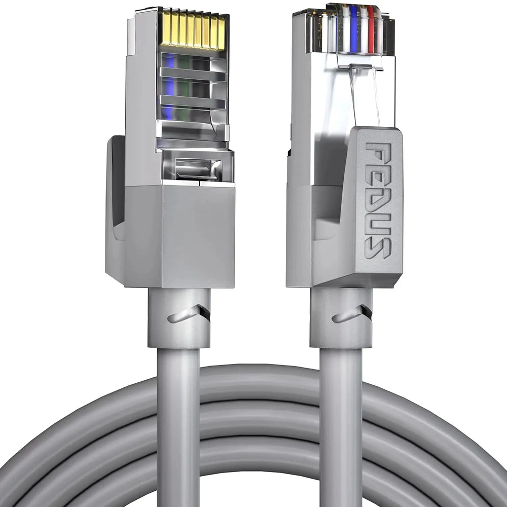 FEDUS 1000 MBPS High Speed RJ45 Cat5e Ethernet Patch Cable LAN Cable Internet Network Computer Cable Cord High Speed Gigabit Category 5 Wires for Modem, Router, Camera, LAN ADSL BLUE FEDUS