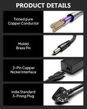 FEDUS 12 Volt 5 Amp (12V 5A) AC DC Adapter 12v 60 Watt DC Power Supply AC Adapter SMPS AC to DC Converter for Battery Charger Transformer, PC, LCD Monitor, TV, LED Strip, CCTV, DVR, NVR, DIY