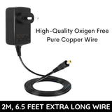 FEDUS 12V 1.5A DC Power Adapter, SMPS for LCD Monitor, TV, LED Strip, CCTV, 12 Volt 1.5A Power Adapter, AC Input 100-240V DC Output 12 Volt 1.5A - 2.5mm x 5.5mm Jack