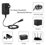 Fedus 12V 1A DC Power Supply Adapter, Smps For Lcd Monitor, Tv, Pos Machines, Led Strip, Set Top Boxes, Cctv Cameras, [12 Volt, 1 A Power, Black, 2.5Mm X 5.5Mm Jack]