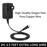 Fedus 12V 1A DC Power Supply Adapter, Smps For Lcd Monitor, Tv, Pos Machines, Led Strip, Set Top Boxes, Cctv Cameras, [12 Volt, 1 A Power, Black, 2.5Mm X 5.5Mm Jack]