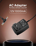 FEDUS 12V 1A DC Power Adapter, Power Supply, SMPS for LCD Monitor, TV, LED Strip, CCTV, 12 Volt 1 Amp Power Adapter, AC Input 100-240V DC Output 12 Volt 1 Amps - 2.5mm x 5.5mm Jack