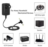 FEDUS 12V 1A DC Power Adapter, Power Supply, SMPS for LCD Monitor, TV, LED Strip, CCTV, 12 Volt 1 Amp Power Adapter, AC Input 100-240V DC Output 12 Volt 1 Amps - 2.5mm x 5.5mm Jack