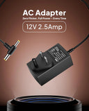 FEDUS 12V 2.5Amp DC Power Supply Adapter, 12 Volt 2.5A SMPS for LCD Monitor, TV, LED Strip Light, DVR, NVR, CCTV Camera, Dc Motor, Setup Box, Broadband, Routers AC to DC Output: 12V, 2.5 amps