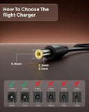FEDUS 12V 2Amp DC Power Supply Adapter Converter, 12 Volt 2A SMPS for CCTV Camera, Routers, DVR, NVR, LCD Monitor, TV, LED Strip Light, Setup Box, Broadband, AC Input 100-240V, DC Output 12v 2Amps FEDUS