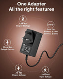 FEDUS 12V 3Amp DC Power Supply Adapter, 12 Volt 3A SMPS for LCD Monitor, TV, LED Strip Light, DVR, NVR, CCTV Camera, Dc Motor, Setup Box, Broadband,Routers AC to DC Output 12v 2amps, 2.5mmx5.5mm Jack