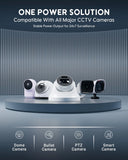 FEDUS 12V DC Metal Body CCTV Power Supply for 4 Channel Security Cameras | 12Volt 3A High Efficiency SMPS Adapter with Voltage Booster for Long Distance for Video Surveillance Dome & Bullet Camera