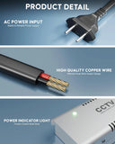 FEDUS 12V DC Metal Body CCTV Power Supply for 4 Channel Security Cameras | 12Volt 3A High Efficiency SMPS Adapter with Voltage Booster for Long Distance for Video Surveillance Dome & Bullet Camera