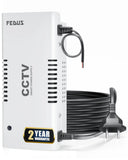 FEDUS 12V DC Metal Body CCTV Power Supply for 8 Channel Security Cameras | 12Volt 5A High Efficiency SMPS Adapter with Voltage Booster for Long Distance for Video Surveillance Dome & Bullet Camera