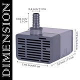 FEDUS 14 Watt Water Lifting Submersible Pump for Aquarium, Fountains, Desert Air Coolers, Pond Pump Submersible FEDUS