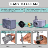 FEDUS 14 Watt Water Lifting Submersible Pump for Aquarium, Fountains, Desert Air Coolers, Pond Pump Submersible FEDUS