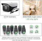 FEDUS 15 Pairs DC Power Jack Plug Adapter Connector,12V, 24V Male +Female 2.1 X 5.5MM DC Power Terminal Barrel connector for CCTV Camera/Led Strip Light, DVR, Car Rearview Monitor System