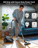 FEDUS 16amp 2500 Watts Heavy Duty High Load Capacity Electric Power Extension Switch Board Cord with MCB Switches, for Microwave Oven,EV Charger Charging,Iron Press, Induction Stove, AC