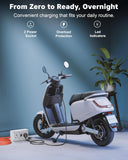 FEDUS 16amp 2500 Watts Heavy Duty High Load Capacity Electric Power Extension Switch Board Cord with MCB Switches, for Microwave Oven,EV Charger Charging,Iron Press, Induction Stove, AC