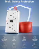 FEDUS 16amp 2500 Watts Heavy Duty High Load Capacity Electric Power Extension Switch Board Cord with MCB Switches, for Microwave Oven,EV Charger Charging,Iron Press, Induction Stove, AC