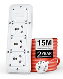 FEDUS 16amp 3000 Watts Extension Board Heavy Duty High Load Capacity Electric Power Cord with 3 Socket 1 Switch, for Oven, EV Charger Charging, Iron Press, Induction Stove, AC