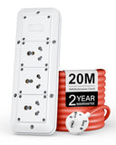 FEDUS 16amp 3000 Watts Extension Board Heavy Duty High Load Capacity Electric Power Cord with 3 Socket 1 Switch, for Oven, EV Charger Charging, Iron Press, Induction Stove, AC