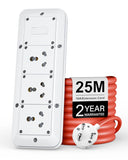 FEDUS 16amp 3000 Watts Extension Board Heavy Duty High Load Capacity Electric Power Cord with 3 Socket 1 Switch, for Oven, EV Charger Charging, Iron Press, Induction Stove, AC