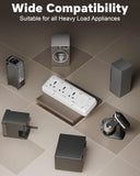 FEDUS 16amp 3000 Watts Extension Board Heavy Duty High Load Capacity Electric Power Cord with 3 Socket 1 Switch, for Oven, EV Charger Charging, Iron Press, Induction Stove, AC