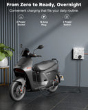 FEDUS 16amp 3000 Watts Heavy Duty High Load Capacity Electric Power Extension Switch Board Cord with 2 Socket 2 Switches,for Oven,EV Charger Charging,Iron Press,Induction Stove, AC