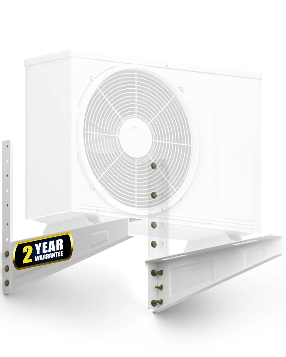FEDUS 16inches Heavy Duty Air Conditioner Outdoor AC Stand, Outdoor Unit AC wall Mounting Bracket Stand for 1 Ton, 1.1 Ton, 1.2 Ton, 1.5 Ton, 2 Ton AC, HVAC, Compressor Split ( 300kg Weight Capacity) FEDUS