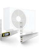 FEDUS 16inches Heavy Duty Air Conditioner Outdoor AC Stand, Outdoor Unit AC wall Mounting Bracket Stand for 1 Ton, 1.1 Ton, 1.2 Ton, 1.5 Ton, 2 Ton AC, HVAC, Compressor Split ( 300kg Weight Capacity) FEDUS