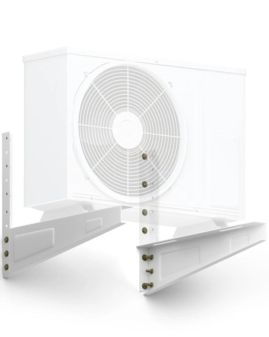 FEDUS 18 inches Heavy Duty Air Conditioner Outdoor AC Stand, Outdoor unit AC wall Mounting Bracket Stand for 1 Ton, 1.1 Ton, 1.2 Ton, 1.5 Ton, 2 Ton AC, HVAC, Compressor Split ( 300kg weight capacity) FEDUS