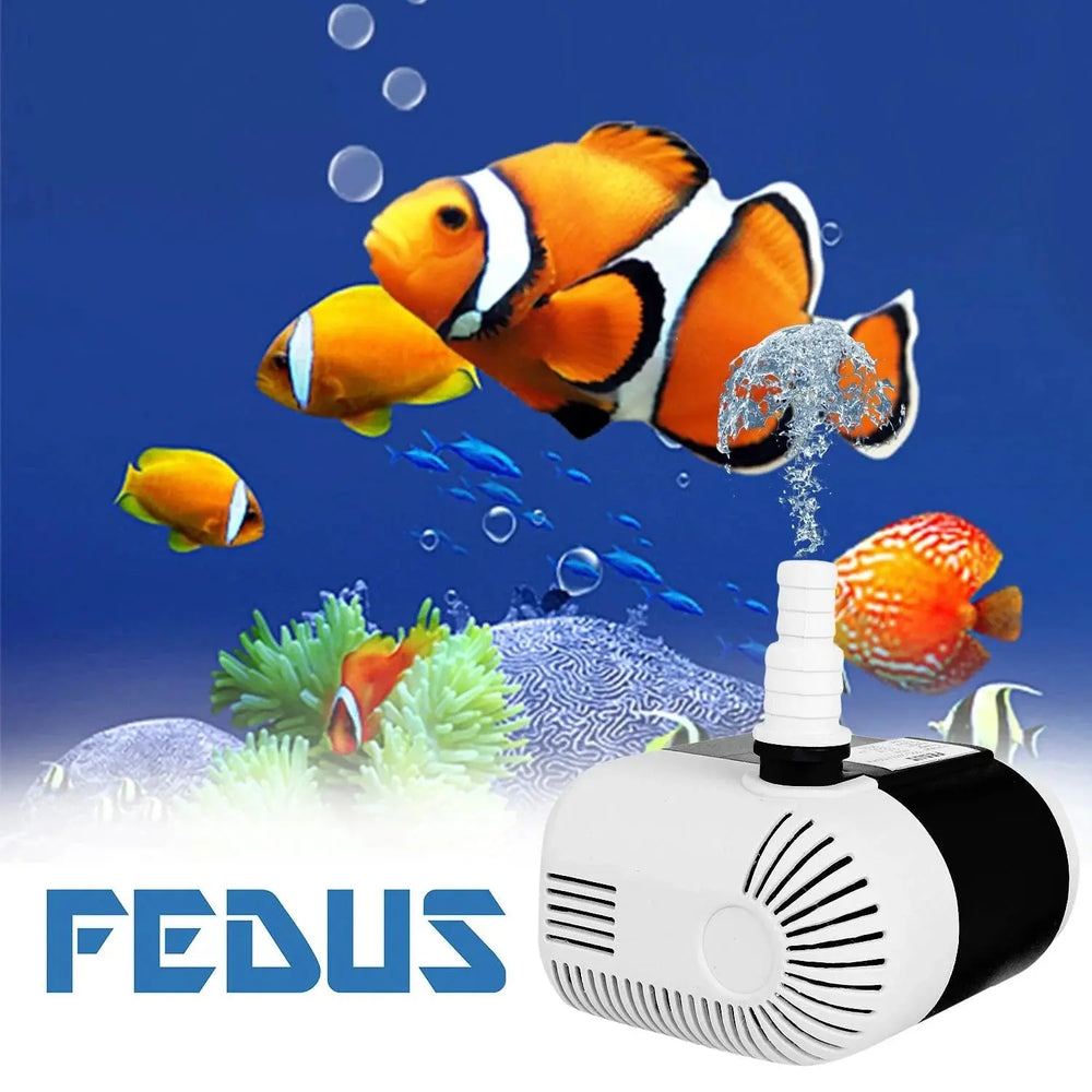 FEDUS 18 Watt Cooler Water Pump, Aquarium water pump, 18 Watt Submersible Small cooler Water Lifting Pump Motor For Ponds, Fountain, Desert Air Cooler, Fish Tank, Statuary, Hydroponics FEDUS