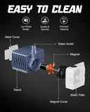 FEDUS 20 Watt Cooler Pump Water Pump, Submersible Pump For Aquarium, Fountain Pump, Cooler Water Pump, Cooler Water Pump, Fountain Motor Pump Small, aquarium pump for Desert Air Cooler, Aquarium, Cyan Cheeku Technologies