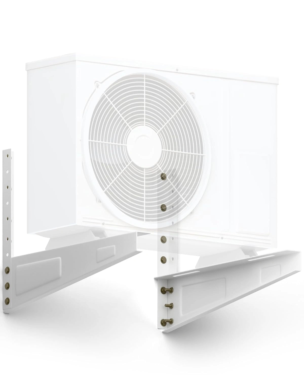 FEDUS Heavy Duty Air Conditioner Outdoor AC Stand, Outdoor Unit AC Wall Mounting Bracket Stand for 1 Ton, 1.1 Ton, 1.5 Ton, 2 Ton 2.5 Ton AC, HVAC, Compressor Split (24inches, 300kg Weight Capacity) FEDUS