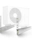 FEDUS Heavy Duty Air Conditioner Outdoor AC Stand, Outdoor Unit AC Wall Mounting Bracket Stand for 1 Ton, 1.1 Ton, 1.5 Ton, 2 Ton 2.5 Ton AC, HVAC, Compressor Split (24inches, 300kg Weight Capacity) FEDUS