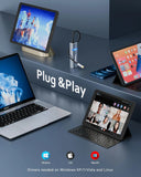 FEDUS 2500Mbps 2.5Gbps USB to Ethernet Adapter Ethernet to USB Adapter, USB 3.0 to RJ45 Computer Network Internet LAN Ethernet Dongle for Laptop, Thunderbolt 4/3 Compatible for MacBook Air/Pro, XPS