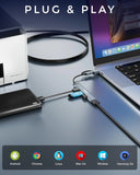 FEDUS 3.0 USB C Hub, 4 in 1 Type C Multi USB Connector Adapter with USB 3.0 & USB 2.0 Ports, USB Expander for Laptop, Mobile, Pc, Printers, Flash Drive, MacBooks, HDD, Camera, Keyboard, Mouse.