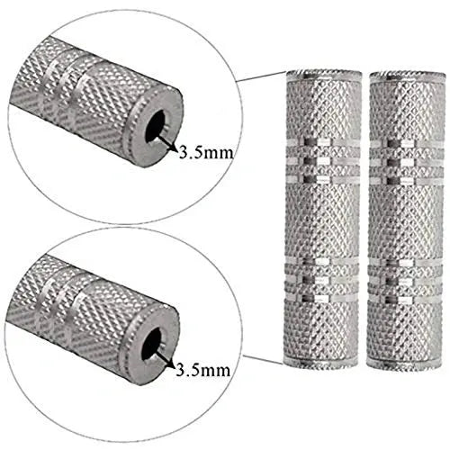 FEDUS 3.5mm TRS Stereo Female Jack to 3.5mm TRS Stereo Audio Female Jack Coupler Jointer Gender Changer Adapter Converter - (Pack of 1) FEDUS