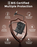 FEDUS URJA 4.5 Volt 500mah Torch Light Charger DC Power Supply Adapter, Dual Pin Compatible with All Rechargeable Torches and Emergency Lights & Electronics Products Up to 4.5V 500 Mah