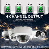 FEDUS 4 Channel SMPS for CCTV, Power Supply Adapter for up to 4 CCTV Security Cameras, CCTV Power Supply SMPS, Power Supply Adapter for Video Surveillance Camera System, CCTV, Dome, Bullet Cameras